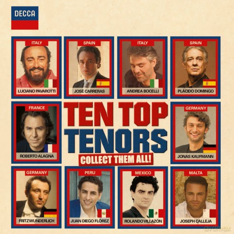 Ten Top Tenors [CD]