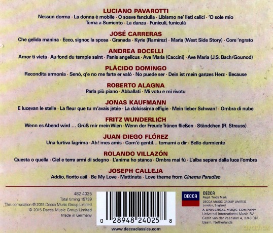 Ten Top Tenors [CD]
