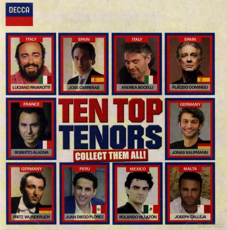 Ten Top Tenors [CD]