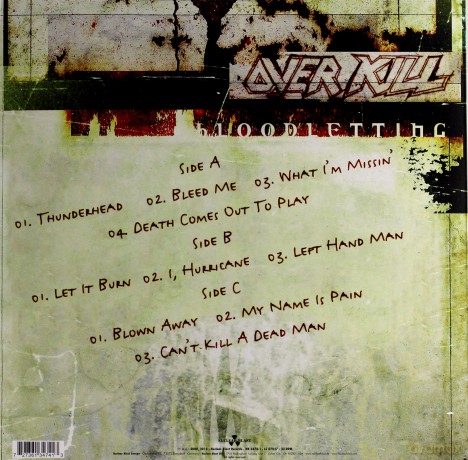 Overkill: Bloodletting [2xWinyl]