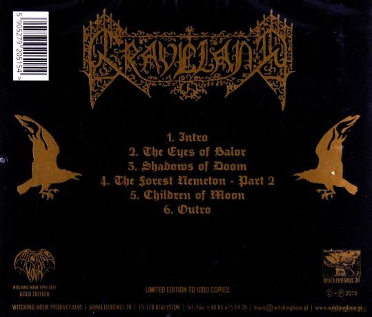 Graveland: Epilogue [CD]