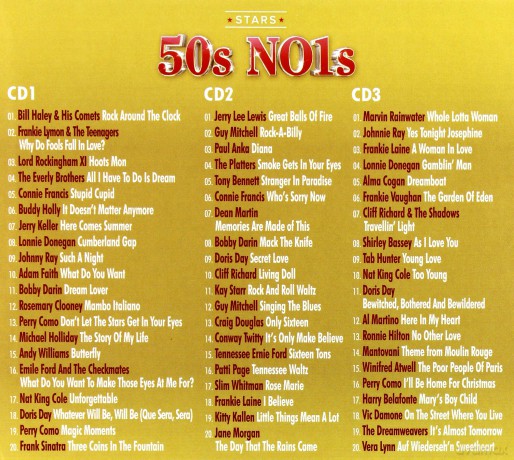 Stars Of 50s No1s [3CD]