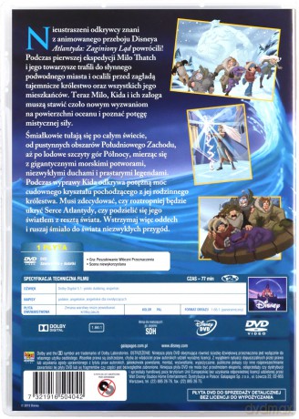 Atlantyda: Powrót Milo (Disney) [DVD]