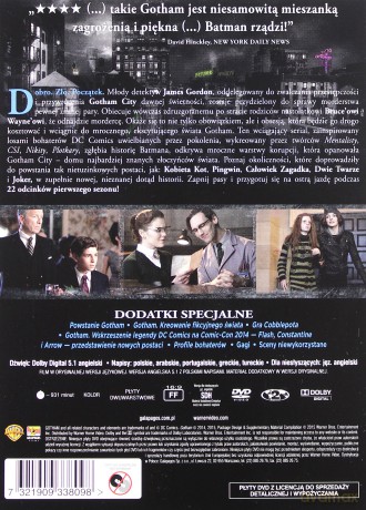 Gotham Sezon 1 [6DVD]