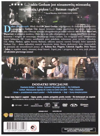 Gotham Sezon 1 [6DVD]