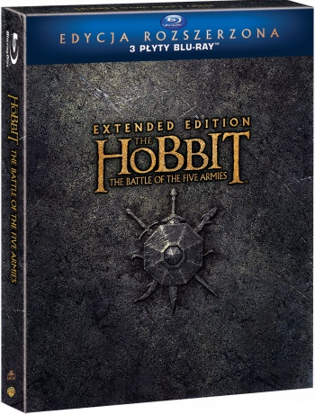 Hobbit: Bitwa Pięciu Armii Wydanie Rozszerzone [3xBlu-Ray]