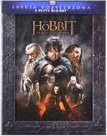 Hobbit: Bitwa Pięciu Armii Wydanie Rozszerzone [3xBlu-Ray]