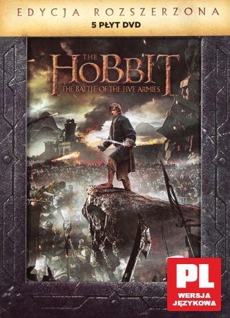 Hobbit: Bitwa Pięciu Armii Wydanie Rozszerzone [5DVD]