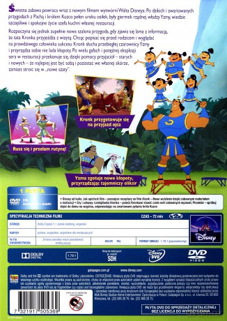 Nowe szaty króla 2: Kronk - Nowe Wcielenie (Disney) [DVD]