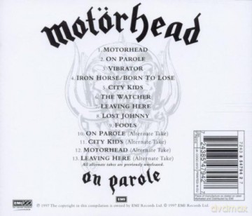 Motorhead: On Parole [CD]