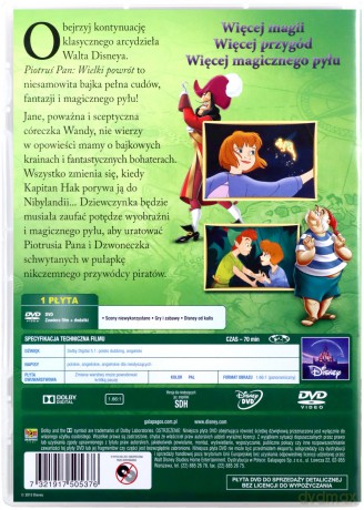 Piotruś Pan: Wielki Powrót (Disney) [DVD]