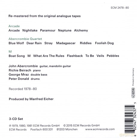 Abercrombie, Johnson, Erskine: The First Quartet [3CD]