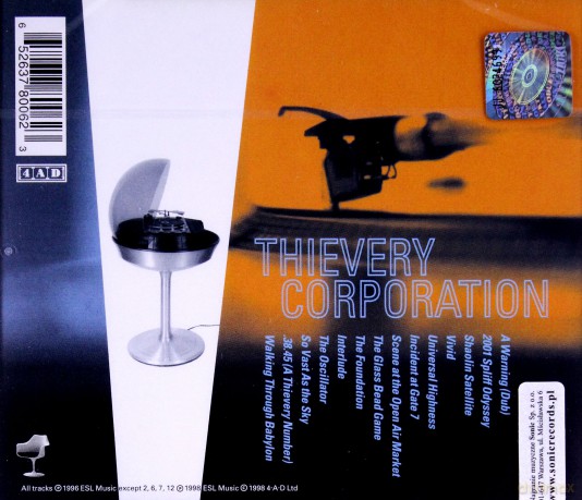 Thievery Corporation: Sounds From The Thievery Hi-Fi [CD]