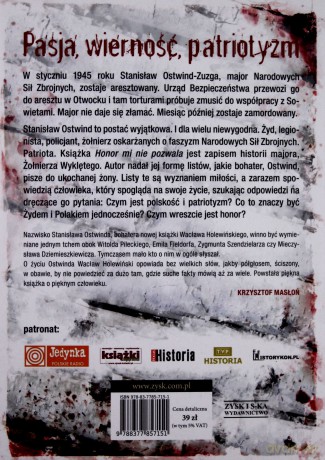Honor mi nie pozwala - Wacław Holewiński [KSIĄŻKA]