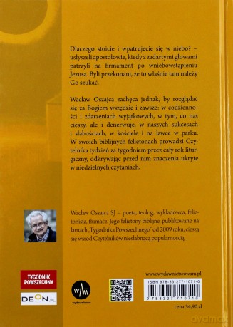 Uwierz Mu na słowo. Felietony biblijne - Wacław Oszajca (twarda) [KSIĄŻKA]