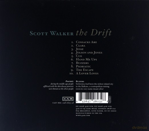 Scott Walker: The Drift [CD]