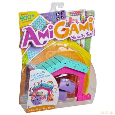 AMIGAMI Figurka i domek, pies