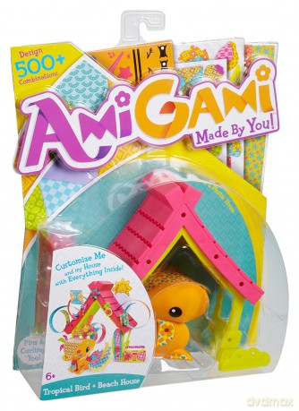 AMIGAMI Figurka i domek, tukan