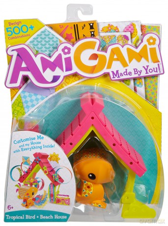 AMIGAMI Figurka i domek, tukan