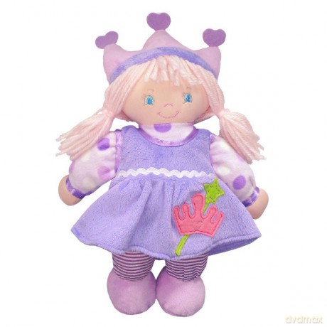 BEPPE Lalka szmaciana Princess fioletowa