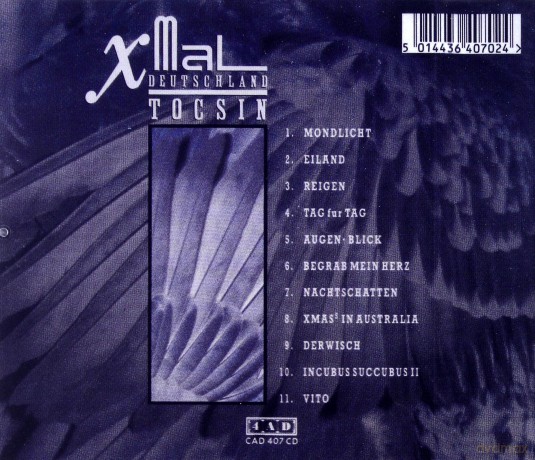 Xmal Deutschland: Tocsin [CD]