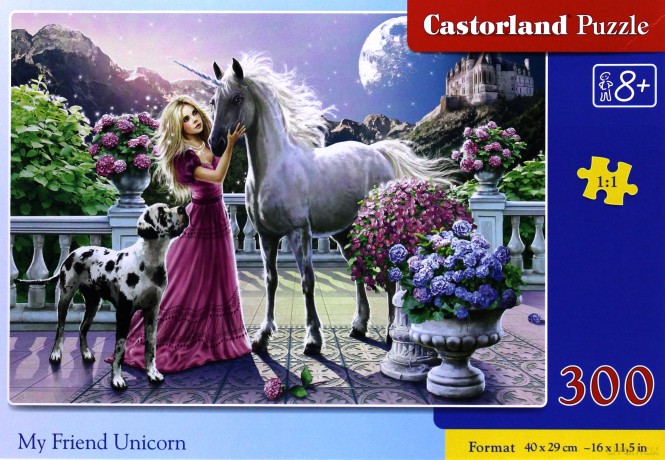 CASTOR 300 el. Mój przyjaciel jednorożec [PUZZLE]