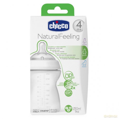 CHICCO Butelka 250 ml, trójprzepływowy