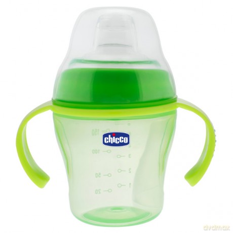 CHICCO Kubek niekapek Soft zielony