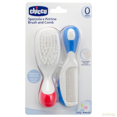 CHICCO Szczotka włosie nylon grzebyk