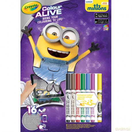 CRAYOLA Colour Alive Minionki