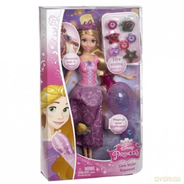 DISNEY Roszpunka stylizacja klejnotami