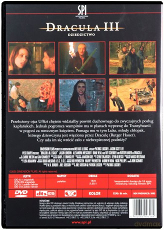 Dracula 3: Dziedzictwo [DVD]