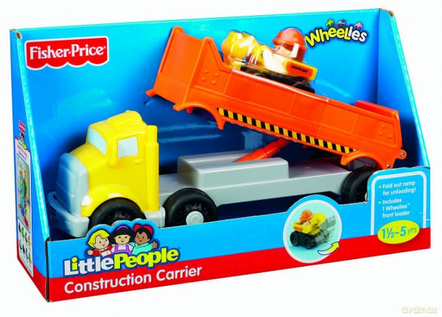 FISHER Little People Wywrotka z koparką