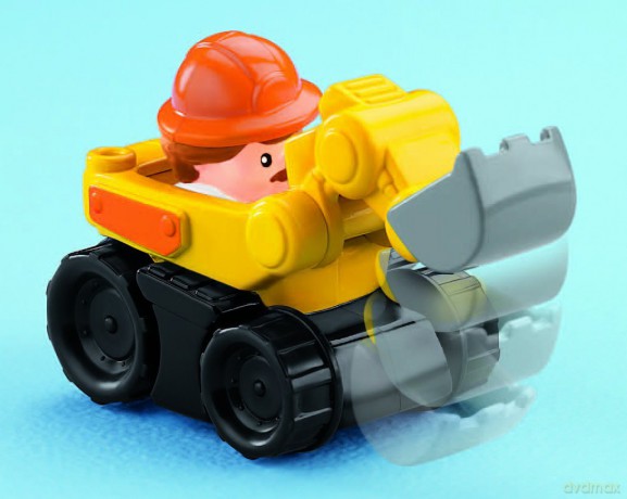 FISHER Little People Wywrotka z koparką