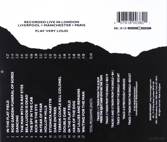 Bauhaus: Press The Eject and Give Me The Tape [CD]