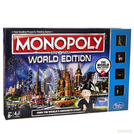 HASBRO Monopoly Tu i Teraz [GRA]