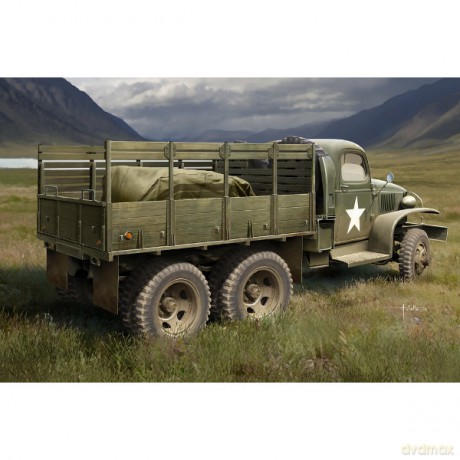 HOBBY BOSS US GMC CCKW352 wood cargo [MODELARSTWO]