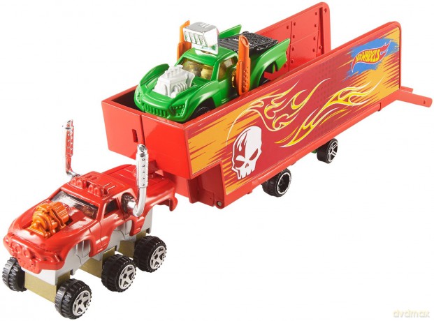 HOT WHEELS Ciężarowka z przyczepą [MODELARSTWO]