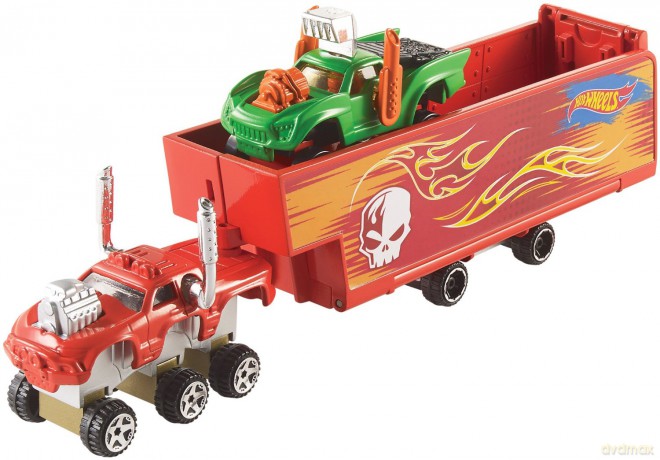 HOT WHEELS Ciężarowka z przyczepą [MODELARSTWO]