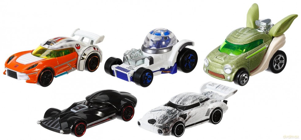 HOT WHEELS Gwiezdne Wojny Pięciopak pojazdów (Star Wars) [MODELARSTWO]