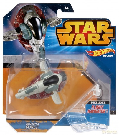 HOT WHEELS Gwiezdne Wojny Statek kosmiczny Boba Fett (Star Wars) [MODELARSTWO]