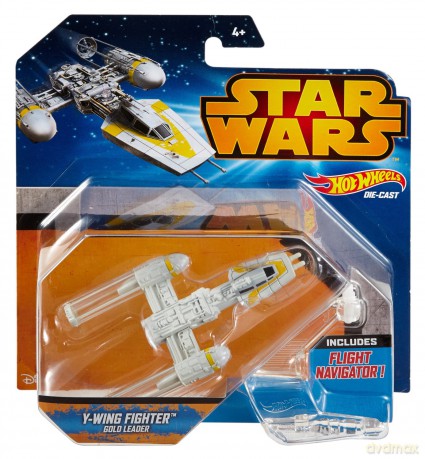 HOT WHEELS Gwiezdne Wojny Statek kosmiczny Golden (Star Wars) [MODELARSTWO]