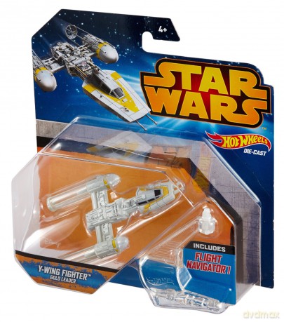 HOT WHEELS Gwiezdne Wojny Statek kosmiczny Golden (Star Wars) [MODELARSTWO]