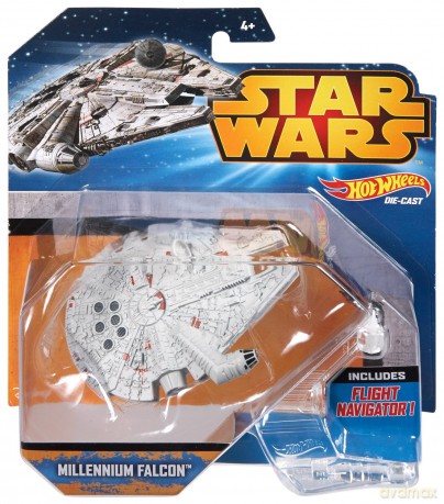 HOT WHEELS Gwiezdne Wojny Statek kosmiczny Millenium (Star Wars) [MODELARSTWO]