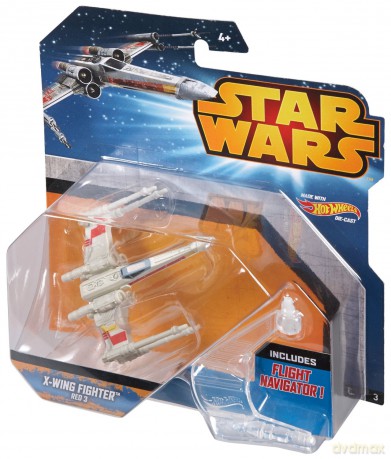 HOT WHEELS Gwiezdne Wojny Statek kosmiczny XWing (Star Wars)