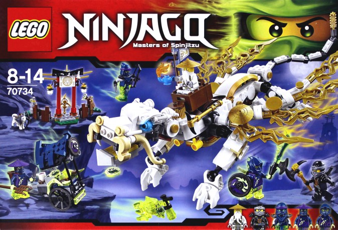 LEGO Smok mistrza Wu (70734) [KLOCKI]