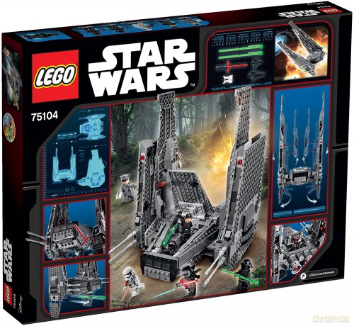 LEGO Gwiezdne Wojny Kylo Rens Command Shuttle (75104) (Star Wars) [KLOCKI]