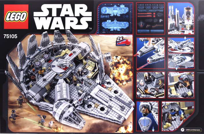 LEGO Gwiezdne Wojny Millennium Falcon (75105) (Star Wars) [KLOCKI]