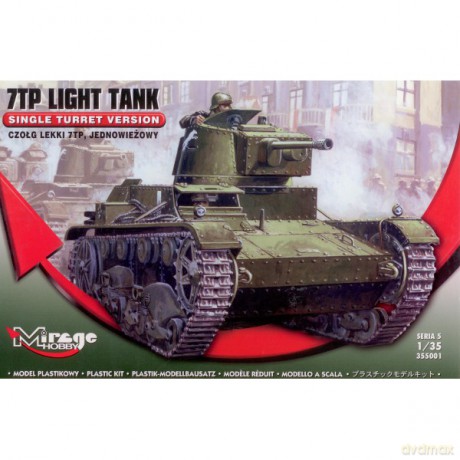 MIRAGE 7TP Czołg Lekki Jednowieżowy [MODELARSTWO]