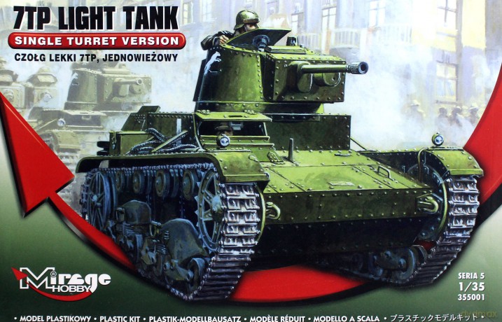 MIRAGE 7TP Czołg Lekki Jednowieżowy [MODELARSTWO]